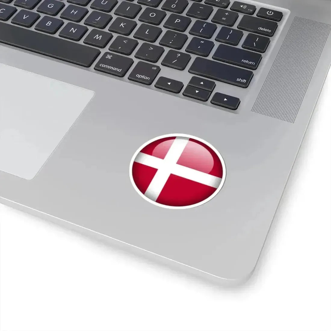 Flag orb Denmark (Denmark) STICKER Vinyl Kiss-Cut Decal - The Sticker Space
