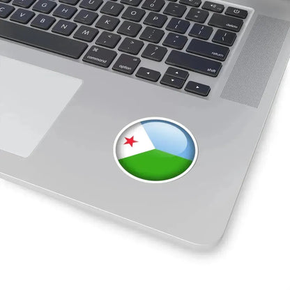 Flag orb Djibouti (Djibouti) STICKER Vinyl Kiss-Cut Decal - The Sticker Space