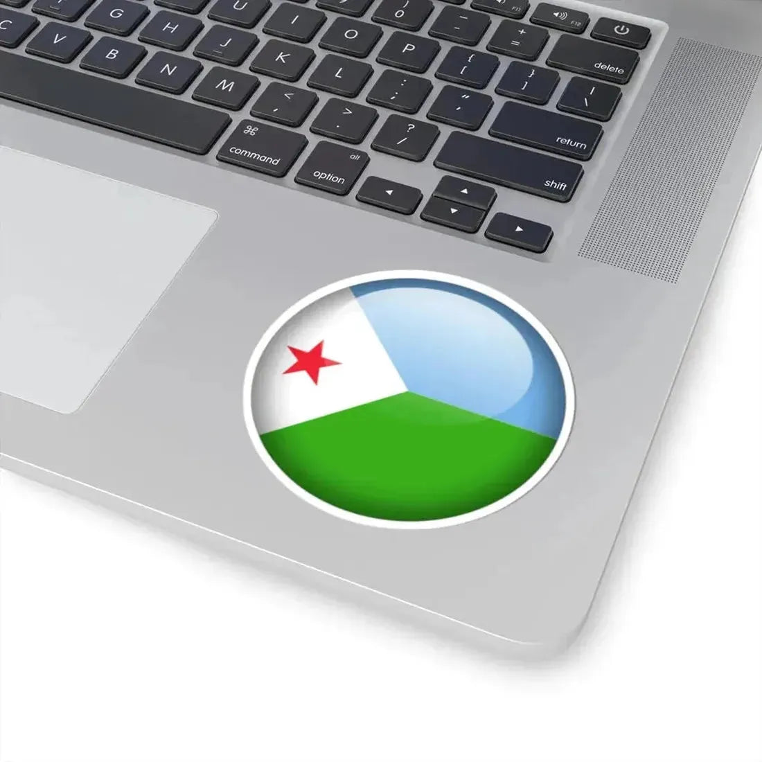 Flag orb Djibouti (Djibouti) STICKER Vinyl Kiss-Cut Decal - The Sticker Space