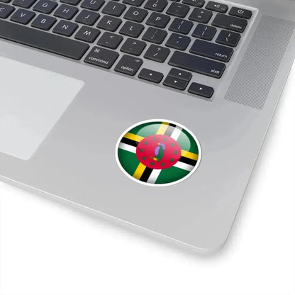 Flag orb Dominica (Dominica) STICKER Vinyl Kiss-Cut Decal - The Sticker Space