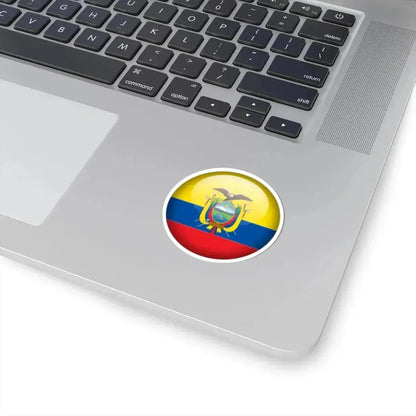 Flag orb Ecuador (Ecuador) STICKER Vinyl Kiss-Cut Decal - The Sticker Space