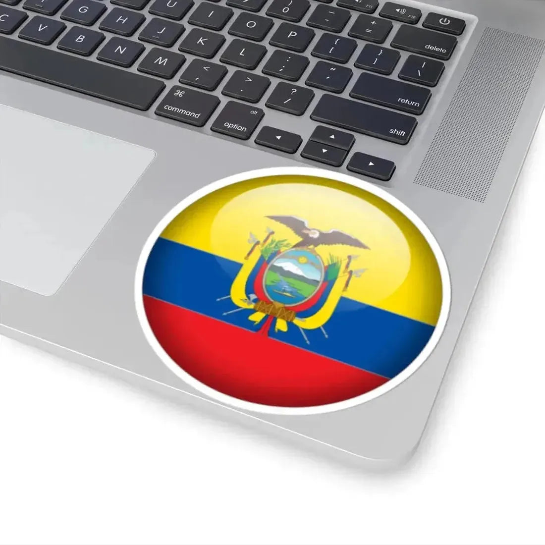 Flag orb Ecuador (Ecuador) STICKER Vinyl Kiss-Cut Decal - The Sticker Space