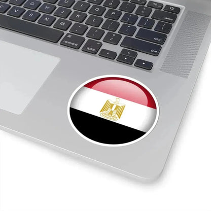 Flag orb Egypt (Egypt) STICKER Vinyl Kiss-Cut Decal - The Sticker Space