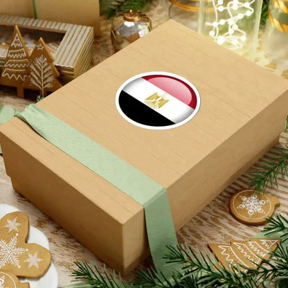 Flag orb Egypt (Egypt) STICKER Vinyl Kiss-Cut Decal - The Sticker Space