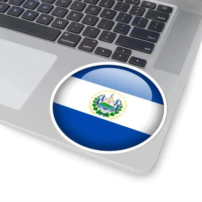 Flag orb El Salvador (El Salvador) STICKER Vinyl Kiss-Cut Decal - The Sticker Space
