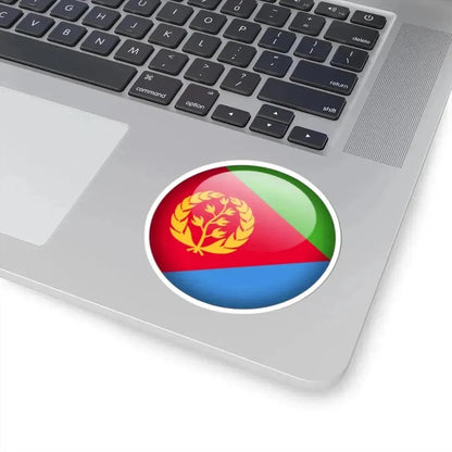 Flag orb Eritrea (Eritrea) STICKER Vinyl Kiss-Cut Decal - The Sticker Space