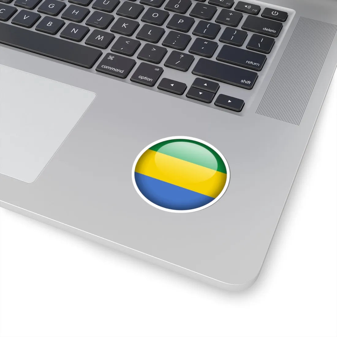 Flag orb Gabon (Gabon) STICKER Vinyl Kiss-Cut Decal - The Sticker Space