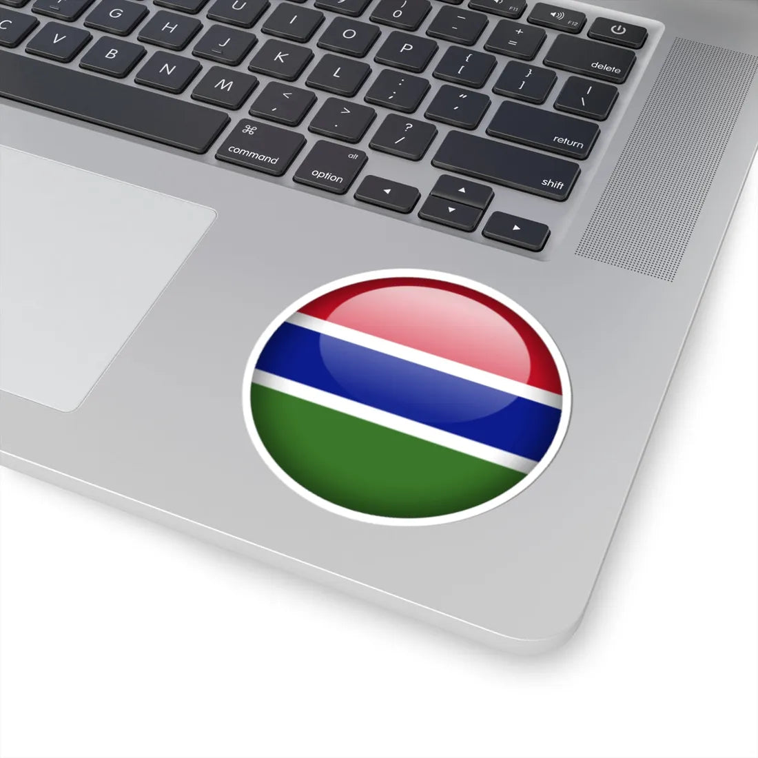 Flag orb Gambia (Gambia) STICKER Vinyl Kiss-Cut Decal - The Sticker Space
