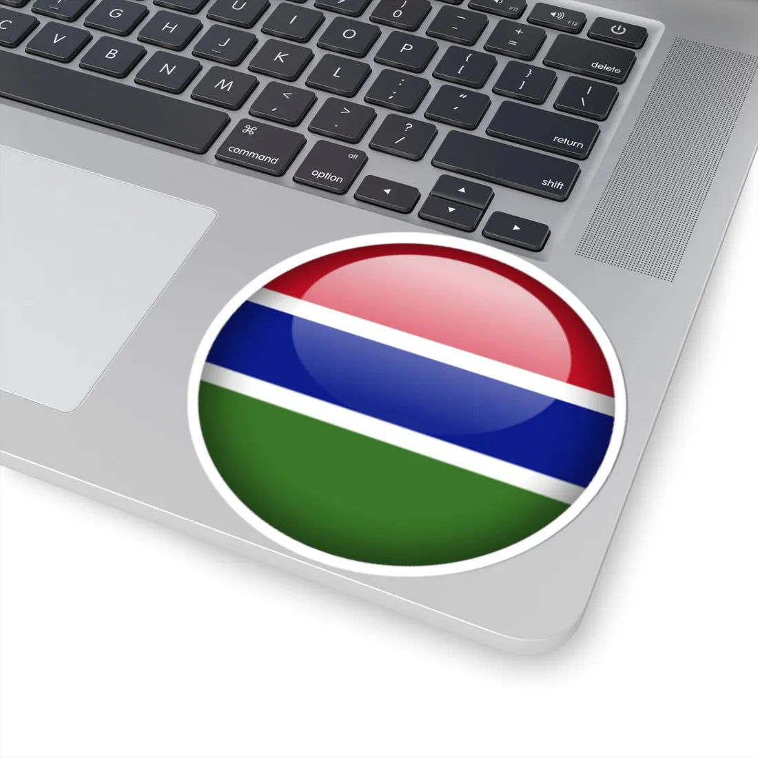Flag orb Gambia (Gambia) STICKER Vinyl Kiss-Cut Decal - The Sticker Space