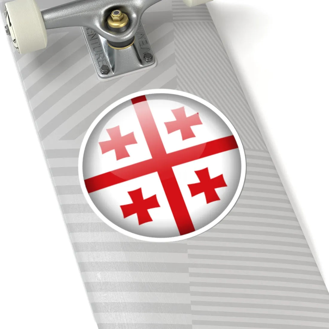 Flag orb Georgia (Georgia) STICKER Vinyl Kiss-Cut Decal - The Sticker Space