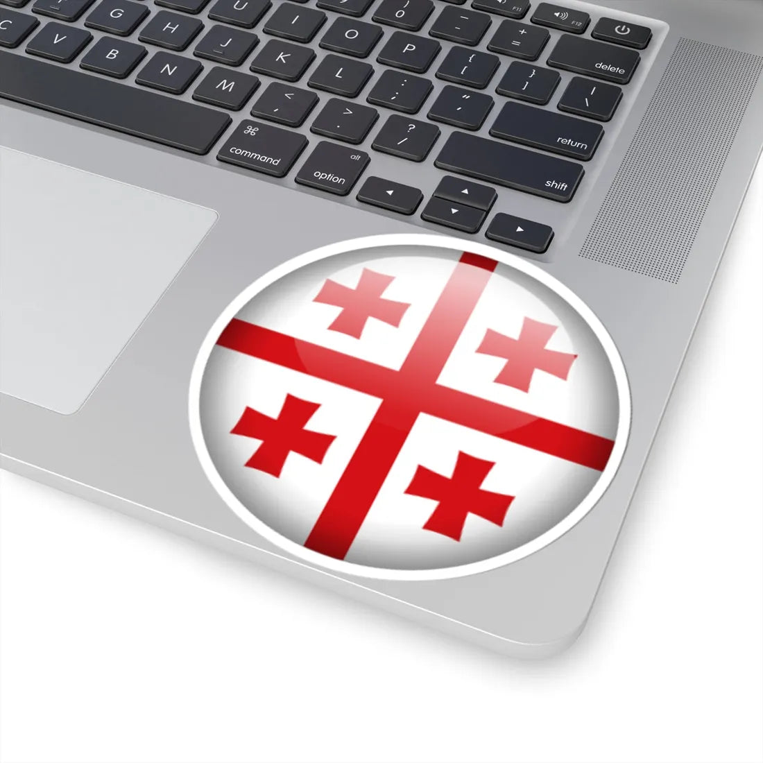 Flag orb Georgia (Georgia) STICKER Vinyl Kiss-Cut Decal - The Sticker Space