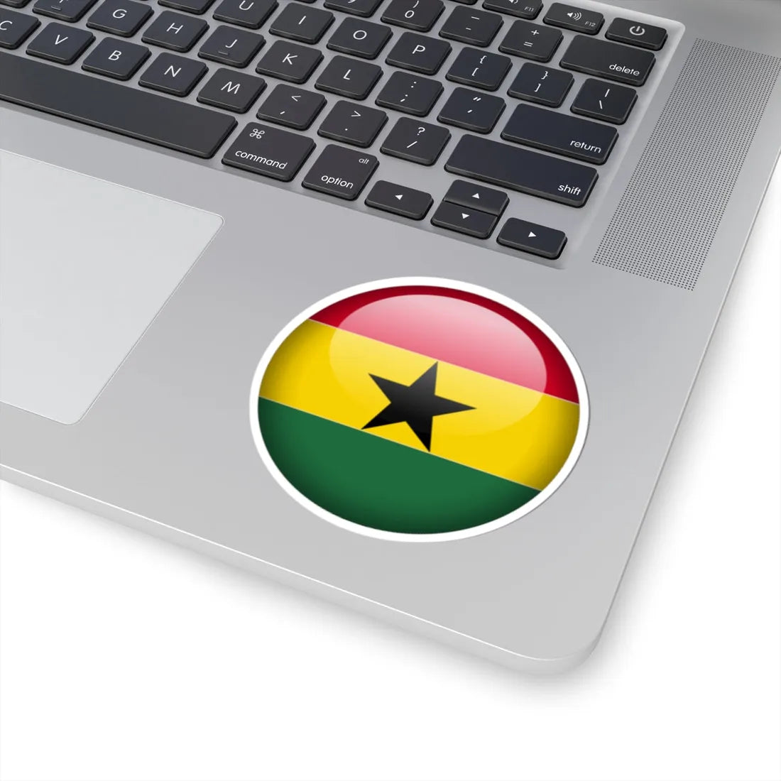Flag orb Ghana (Ghana) STICKER Vinyl Kiss-Cut Decal - The Sticker Space