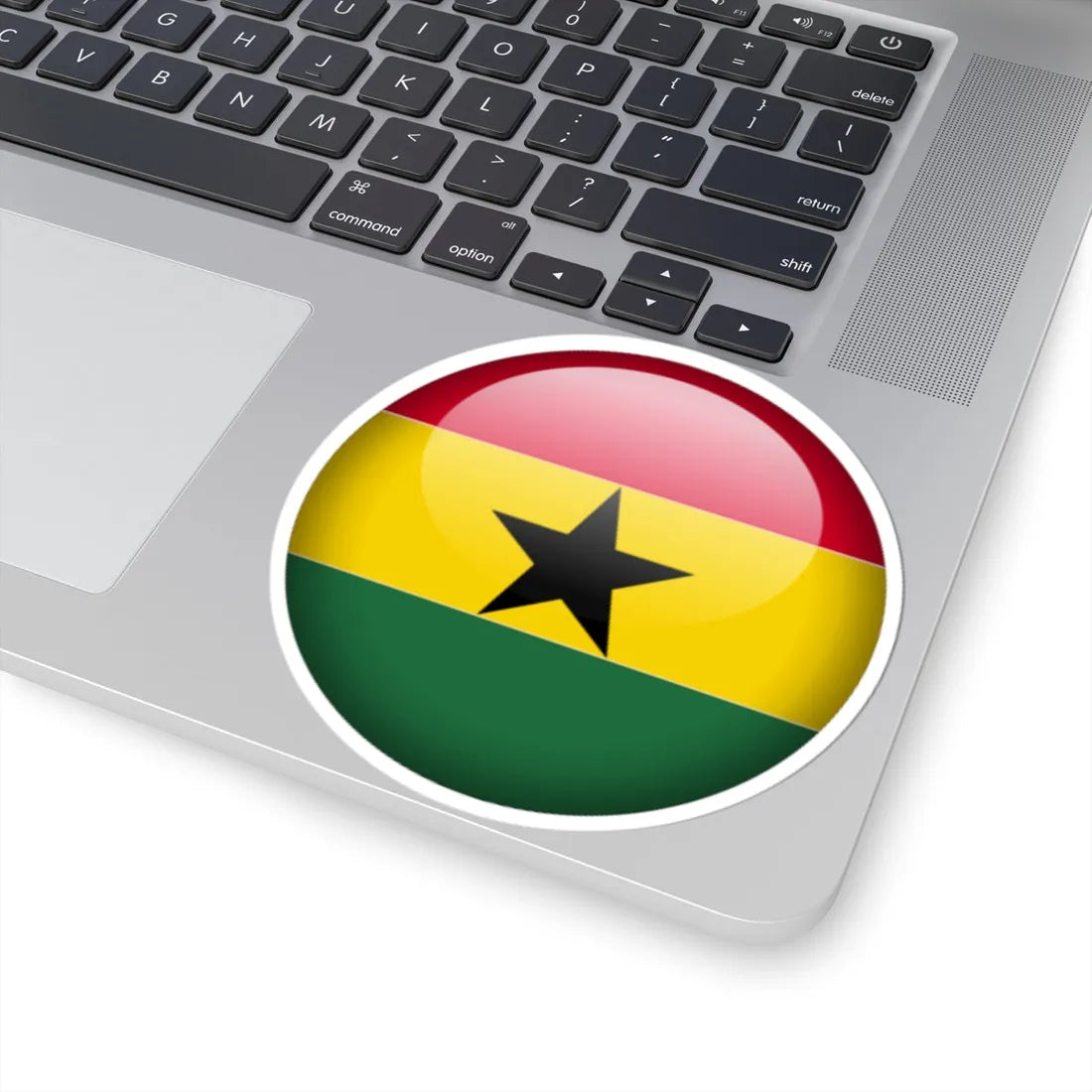 Flag orb Ghana (Ghana) STICKER Vinyl Kiss-Cut Decal - The Sticker Space