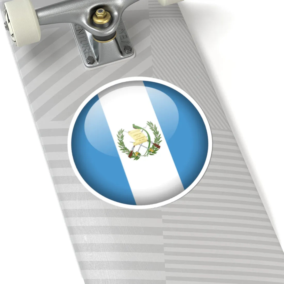 Flag orb Guatemala (Guatemala) STICKER Vinyl Kiss-Cut Decal - The Sticker Space