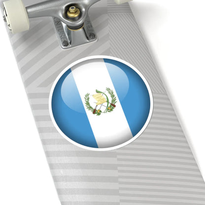 Flag orb Guatemala (Guatemala) STICKER Vinyl Kiss-Cut Decal - The Sticker Space