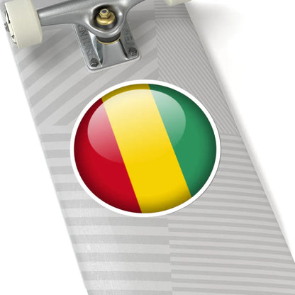 Flag orb Guinea (Guinea) STICKER Vinyl Kiss-Cut Decal - The Sticker Space