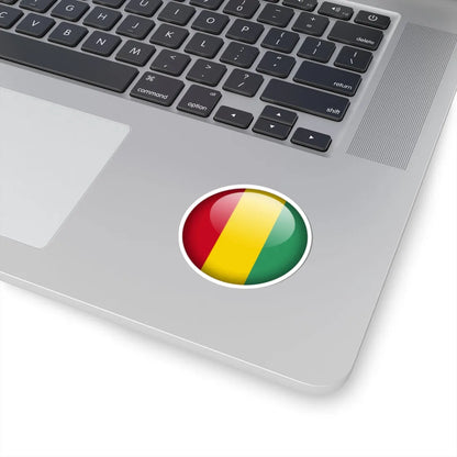 Flag orb Guinea (Guinea) STICKER Vinyl Kiss-Cut Decal - The Sticker Space