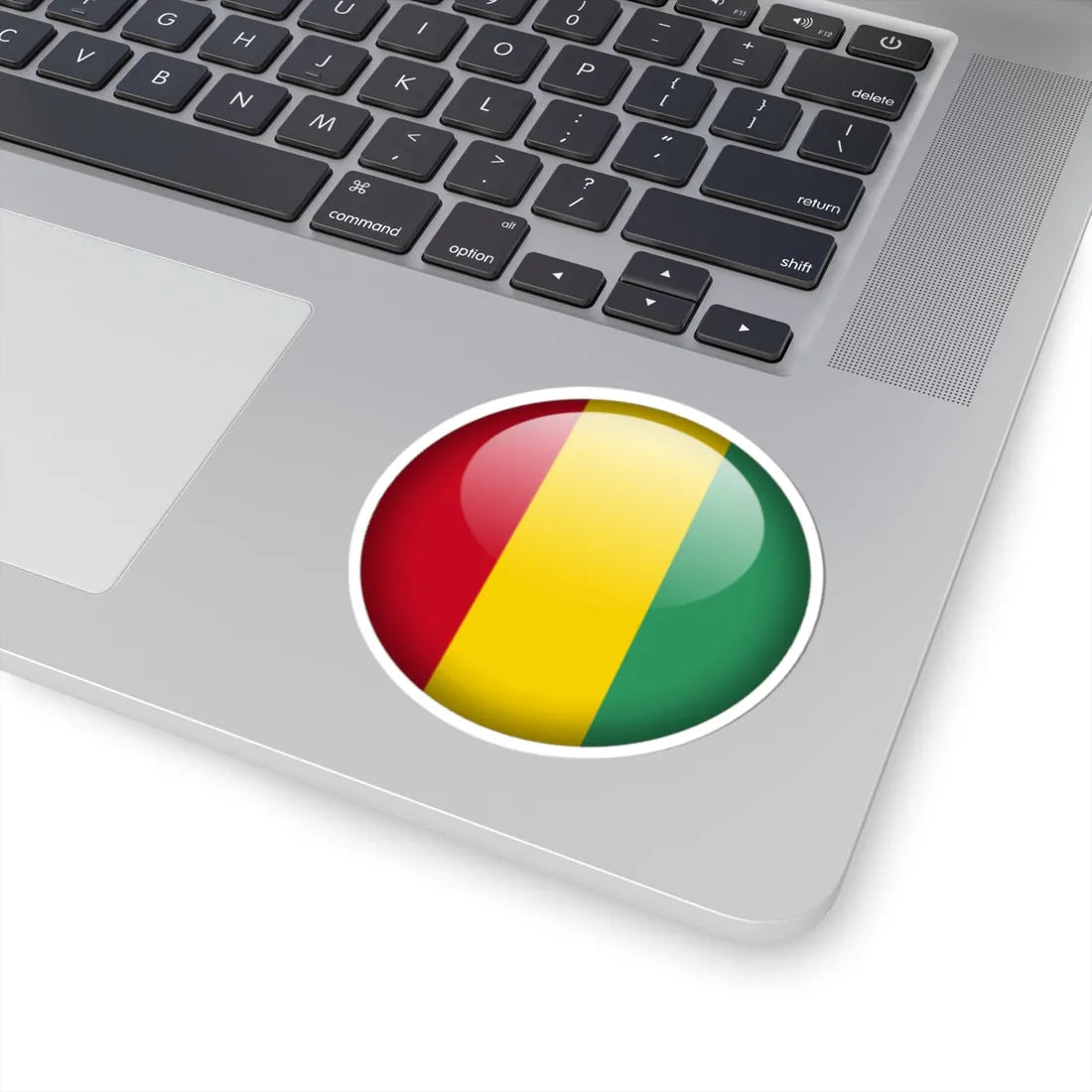 Flag orb Guinea (Guinea) STICKER Vinyl Kiss-Cut Decal - The Sticker Space