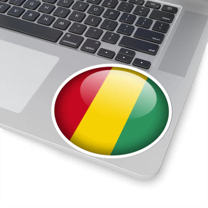 Flag orb Guinea (Guinea) STICKER Vinyl Kiss-Cut Decal - The Sticker Space
