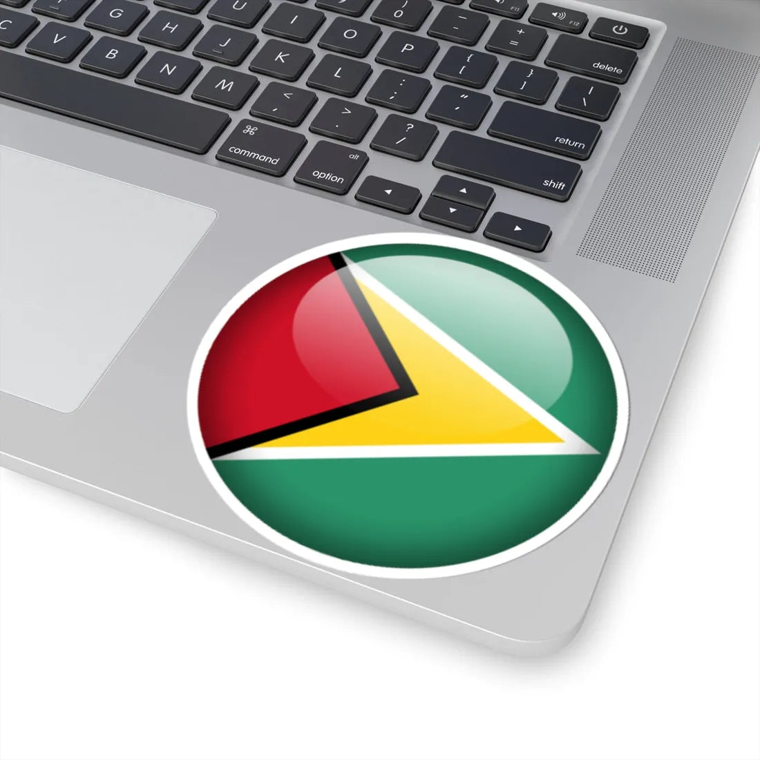 Flag orb Guyana (Guyana) STICKER Vinyl Kiss-Cut Decal - The Sticker Space