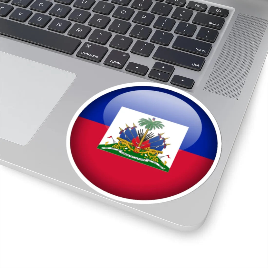 Flag orb Haiti (Haiti) STICKER Vinyl Kiss-Cut Decal - The Sticker Space
