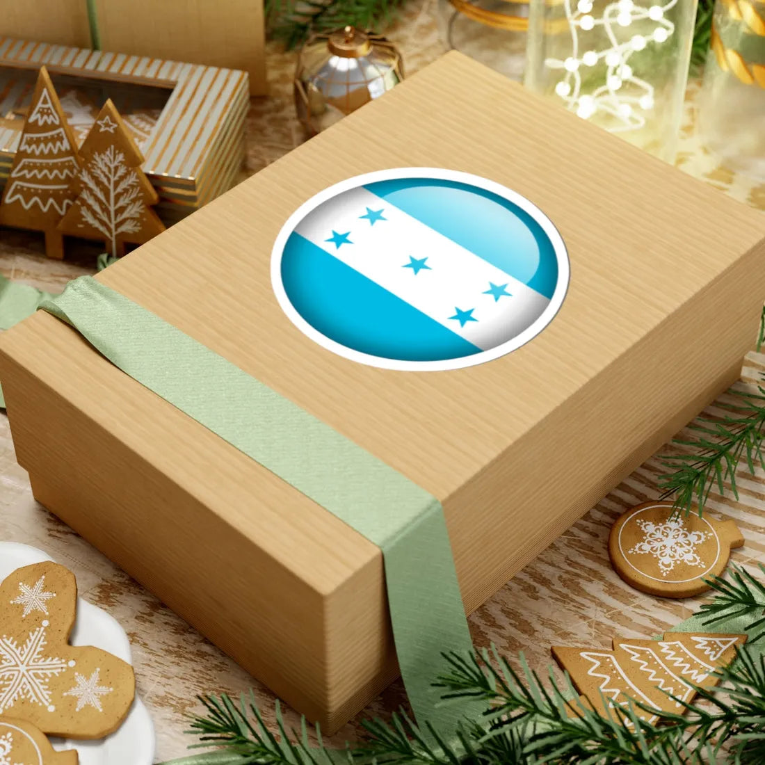 Flag orb Honduras (Honduras) STICKER Vinyl Kiss-Cut Decal - The Sticker Space