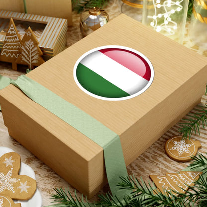 Flag orb Hungary (Hungary) STICKER Vinyl Kiss-Cut Decal - The Sticker Space