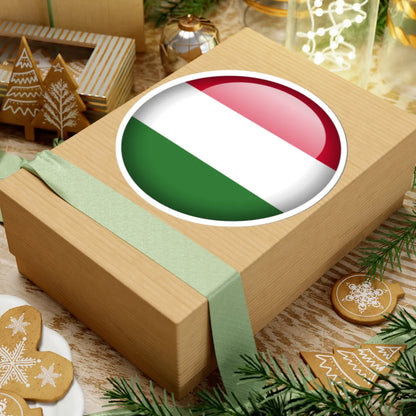 Flag orb Hungary (Hungary) STICKER Vinyl Kiss-Cut Decal - The Sticker Space
