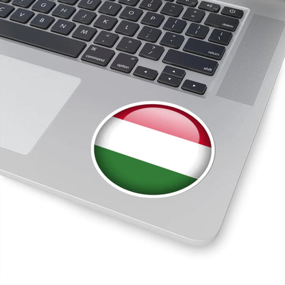 Flag orb Hungary (Hungary) STICKER Vinyl Kiss-Cut Decal - The Sticker Space