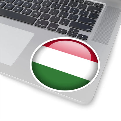 Flag orb Hungary (Hungary) STICKER Vinyl Kiss-Cut Decal - The Sticker Space