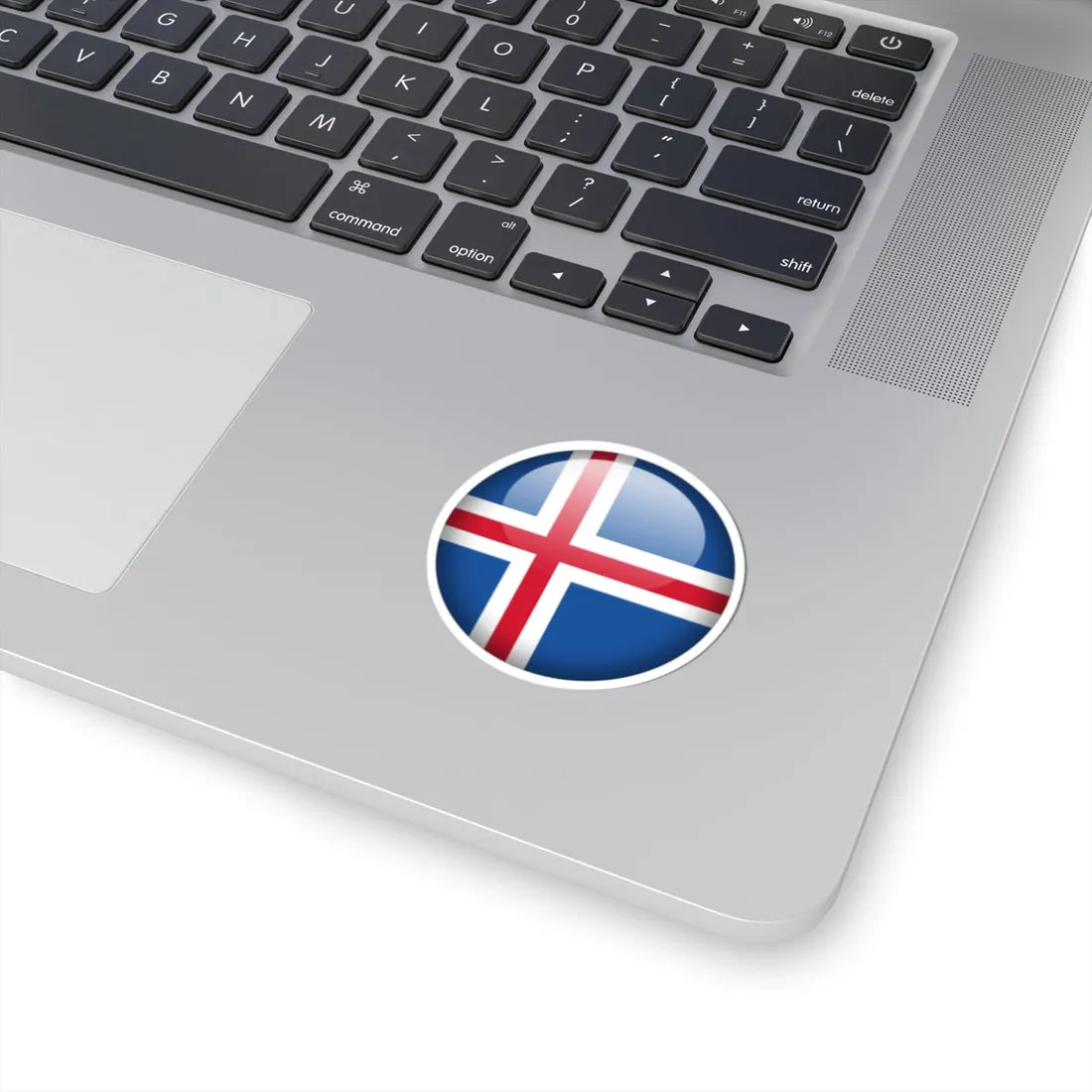 Flag orb Iceland (Iceland) STICKER Vinyl Kiss-Cut Decal - The Sticker Space