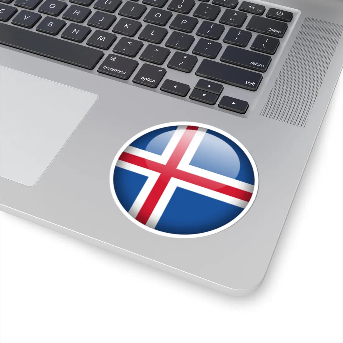 Flag orb Iceland (Iceland) STICKER Vinyl Kiss-Cut Decal - The Sticker Space