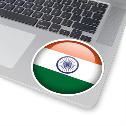 Flag orb India (India) STICKER Vinyl Kiss-Cut Decal - The Sticker Space