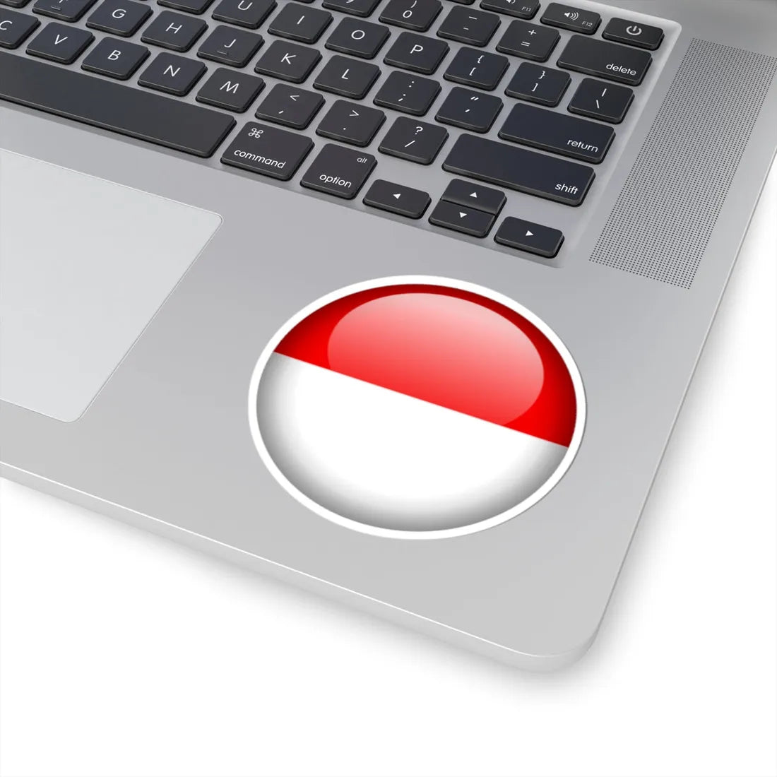Flag orb Indonesia (Indonesia) STICKER Vinyl Kiss-Cut Decal - The Sticker Space