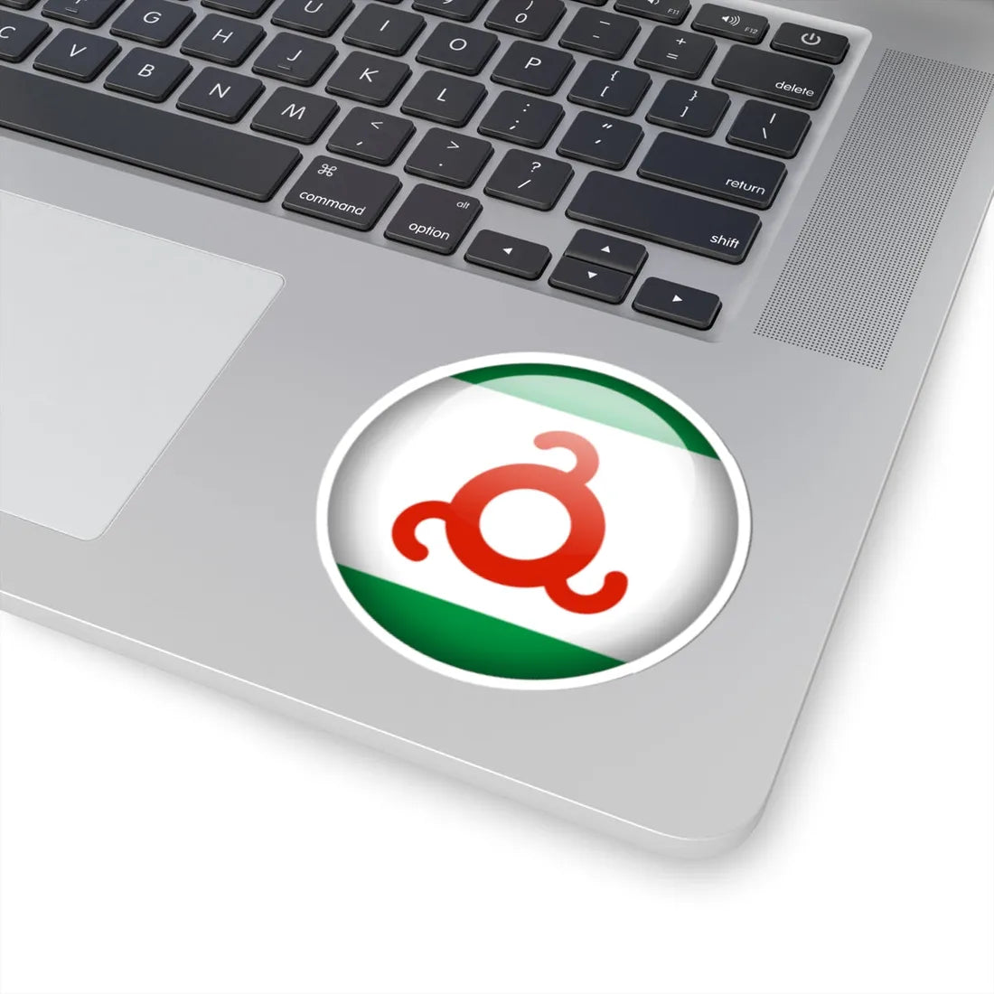 Flag orb Ingushetia (Russia) STICKER Vinyl Kiss-Cut Decal - The Sticker Space