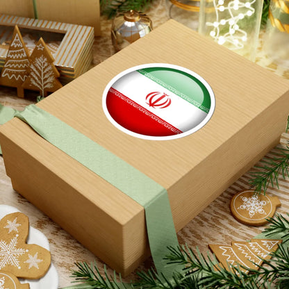 Flag orb Iran (Iran) STICKER Vinyl Kiss-Cut Decal - The Sticker Space