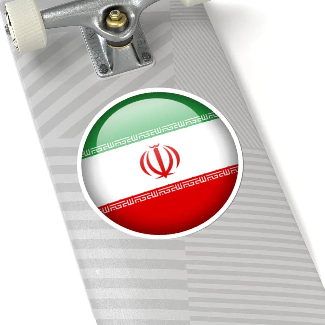 Flag orb Iran (Iran) STICKER Vinyl Kiss-Cut Decal - The Sticker Space