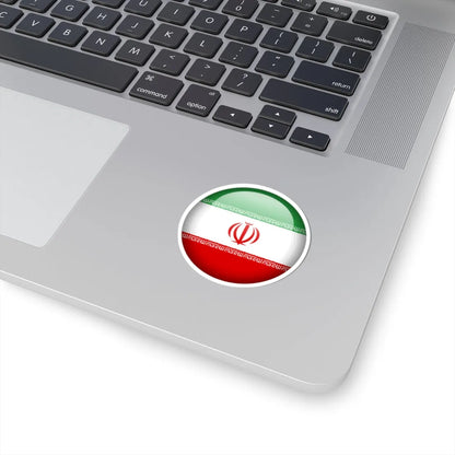 Flag orb Iran (Iran) STICKER Vinyl Kiss-Cut Decal - The Sticker Space