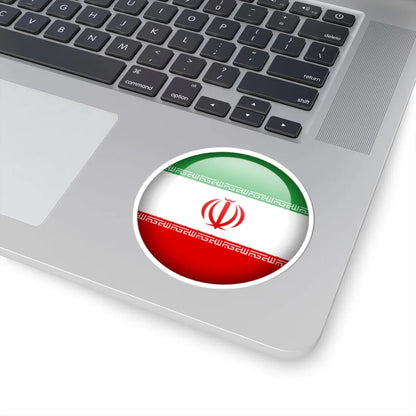 Flag orb Iran (Iran) STICKER Vinyl Kiss-Cut Decal - The Sticker Space