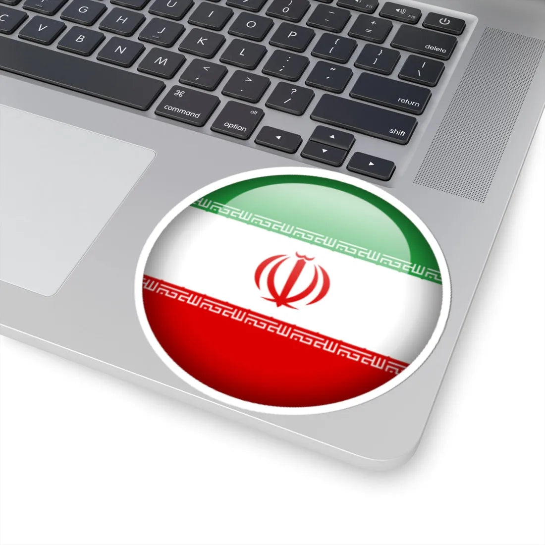 Flag orb Iran (Iran) STICKER Vinyl Kiss-Cut Decal - The Sticker Space