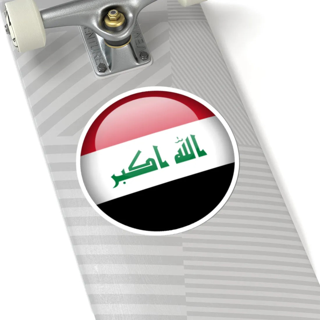 Flag orb Iraq (Iraq) STICKER Vinyl Kiss-Cut Decal - The Sticker Space