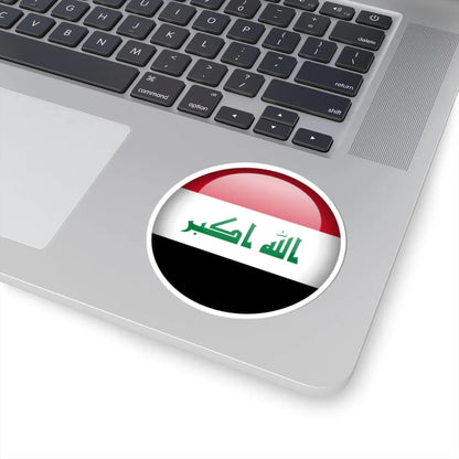Flag orb Iraq (Iraq) STICKER Vinyl Kiss-Cut Decal - The Sticker Space