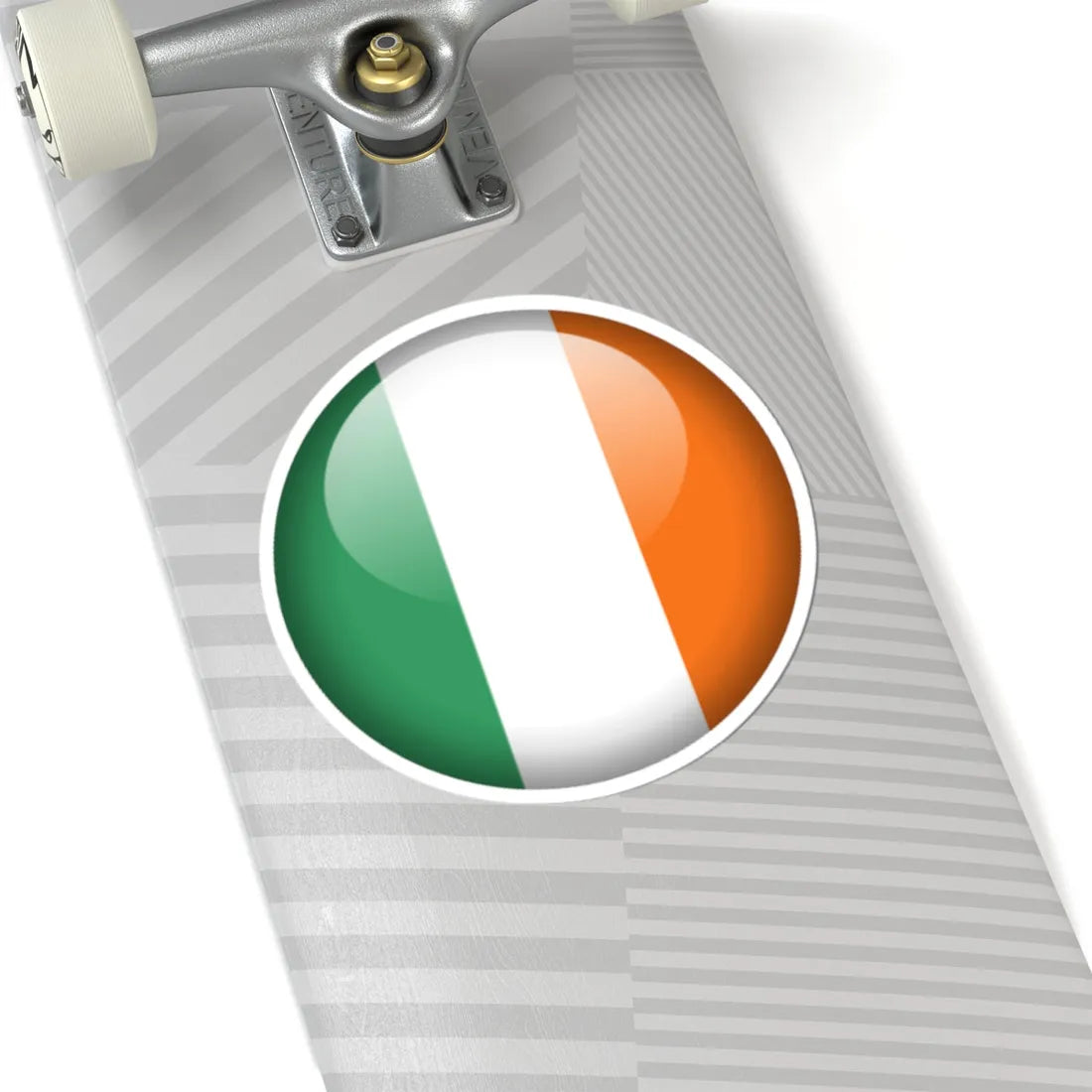 Flag orb Ireland (Ireland) STICKER Vinyl Kiss-Cut Decal - The Sticker Space