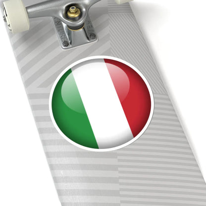 Flag orb Italy (Italy) STICKER Vinyl Kiss-Cut Decal - The Sticker Space