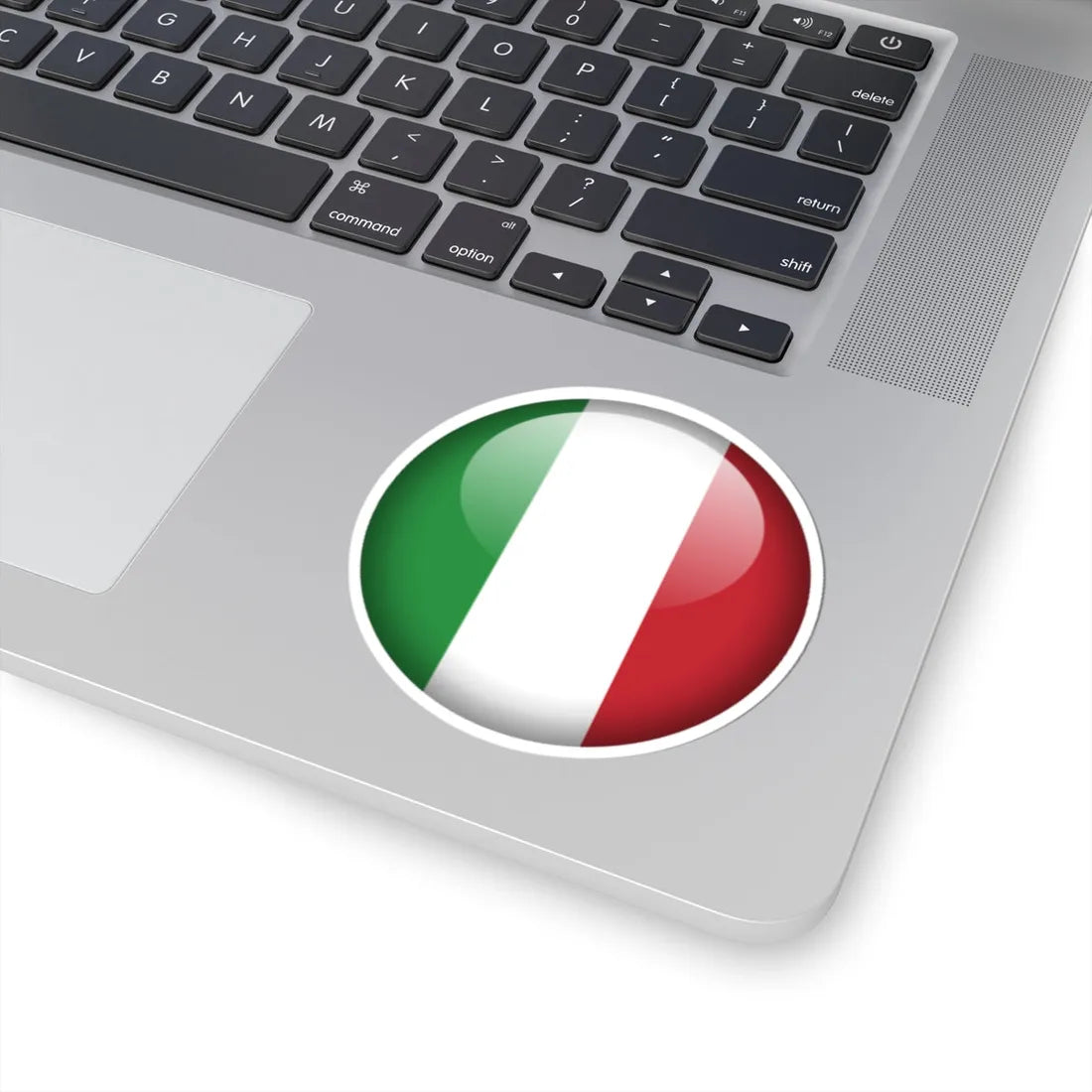 Flag orb Italy (Italy) STICKER Vinyl Kiss-Cut Decal - The Sticker Space