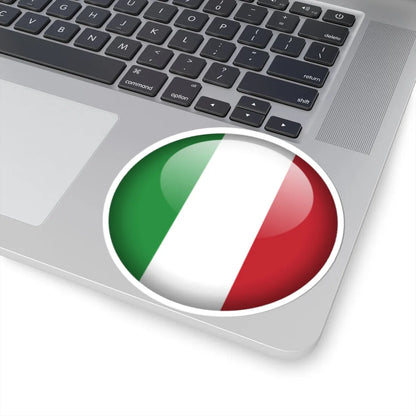 Flag orb Italy (Italy) STICKER Vinyl Kiss-Cut Decal - The Sticker Space