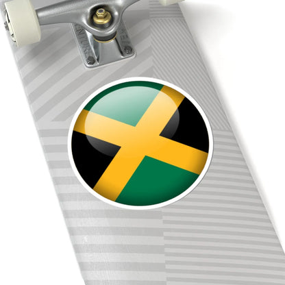 Flag orb Jamaica (Jamaica) STICKER Vinyl Kiss-Cut Decal - The Sticker Space