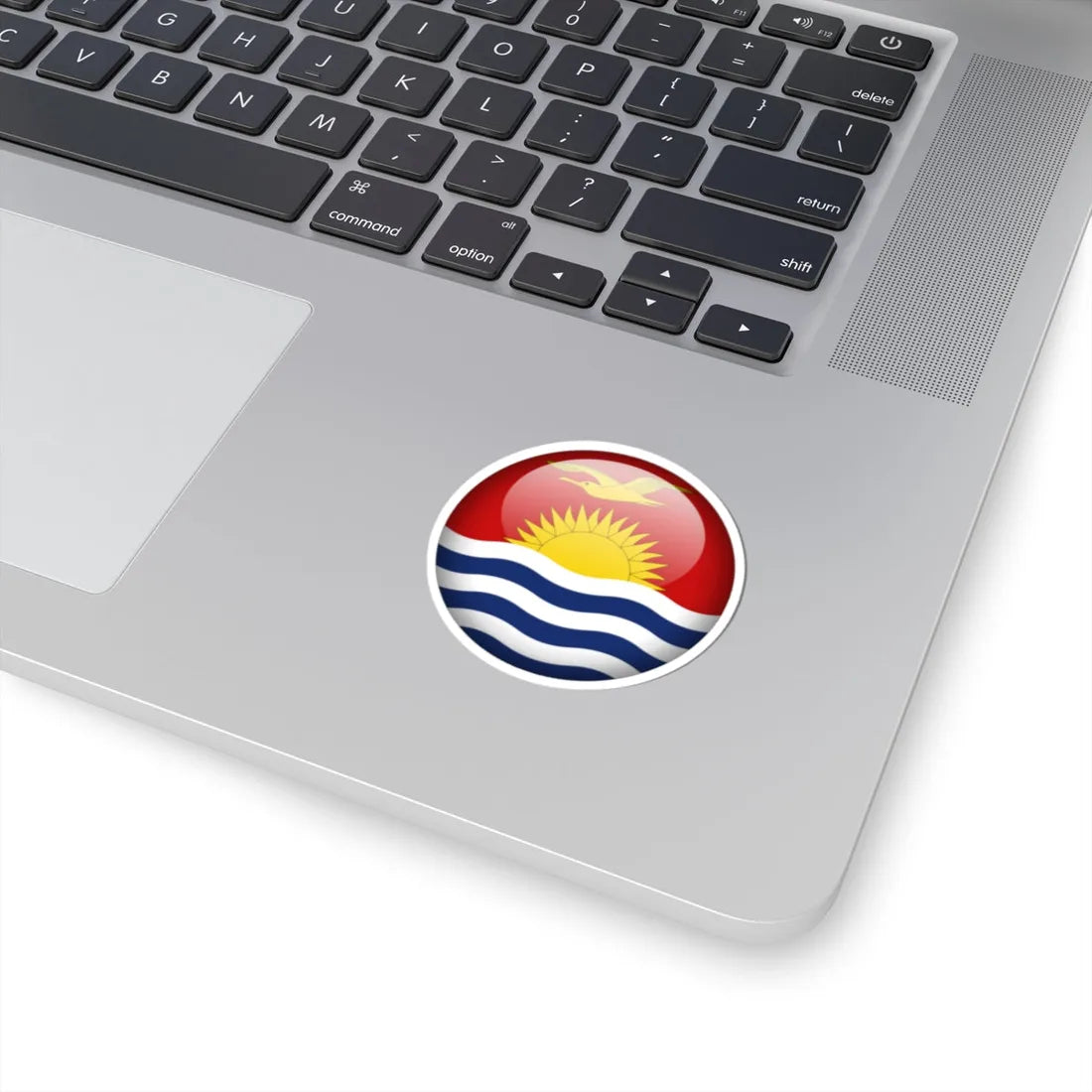 Flag orb Kiribati (Kiribati) STICKER Vinyl Kiss-Cut Decal - The Sticker Space