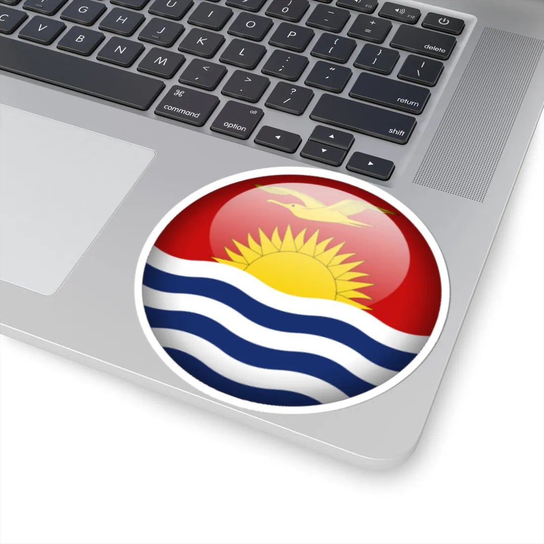 Flag orb Kiribati (Kiribati) STICKER Vinyl Kiss-Cut Decal - The Sticker Space