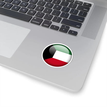 Flag orb Kuwait (Kuwait) STICKER Vinyl Kiss-Cut Decal - The Sticker Space